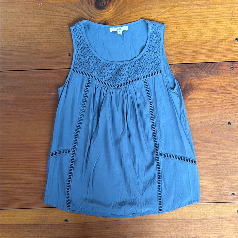 Ya Los Angeles Women's Blue Sleeveless Top